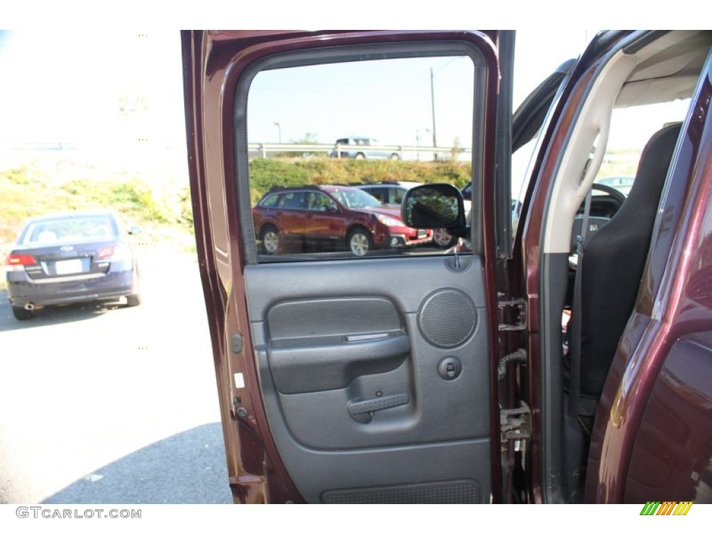 2005 Ram 1500 SLT Quad Cab 4x4 - Deep Molten Red Pearl / Dark Slate Gray photo #18