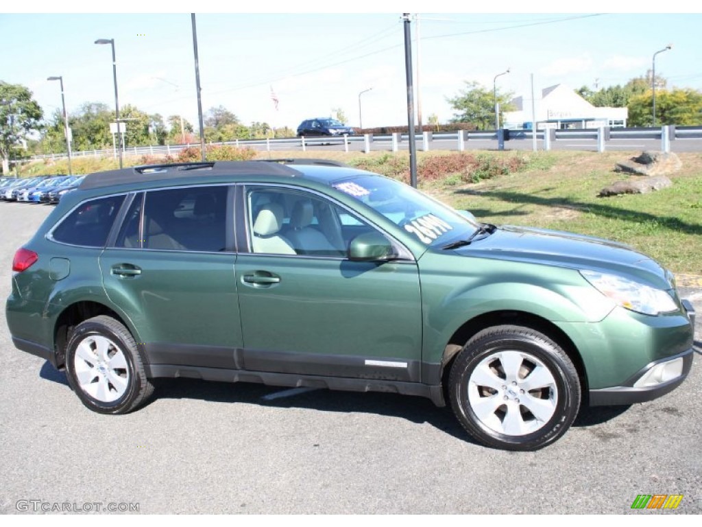 2012 Outback 2.5i Limited - Cypress Green Pearl / Warm Ivory photo #4