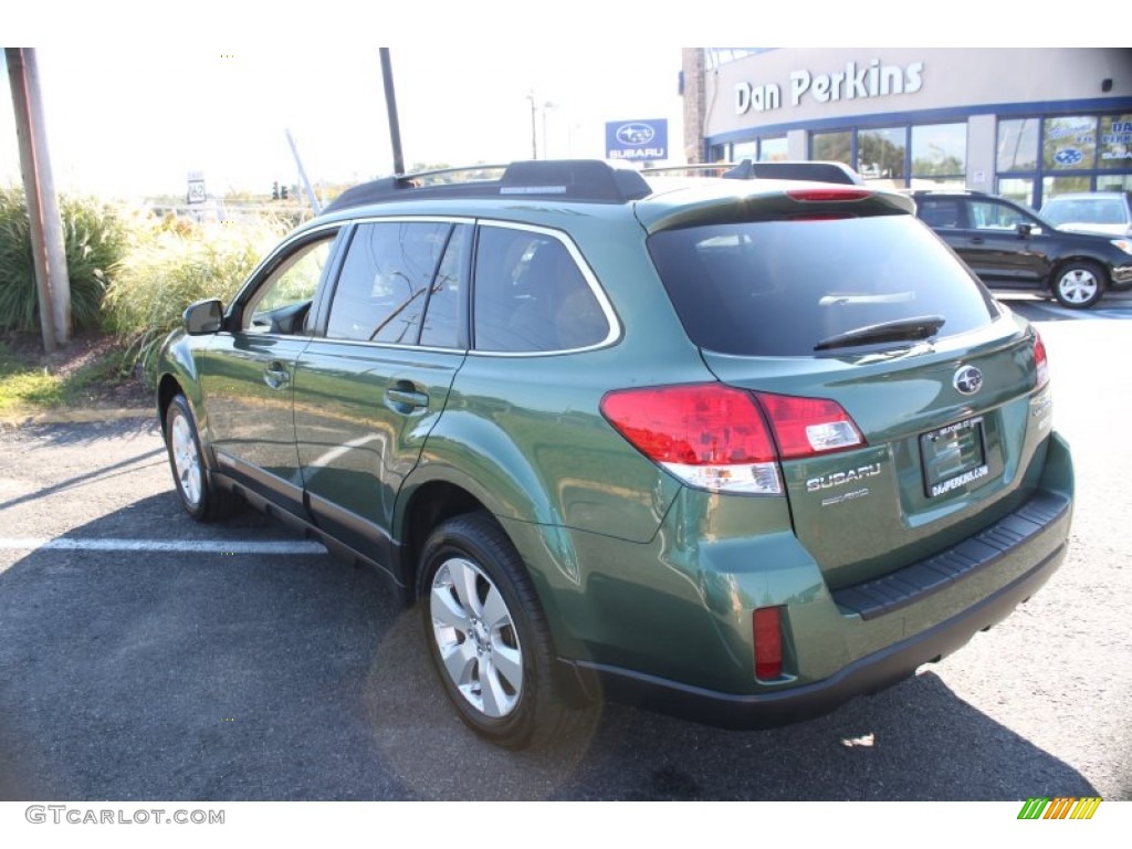 2012 Outback 2.5i Limited - Cypress Green Pearl / Warm Ivory photo #10