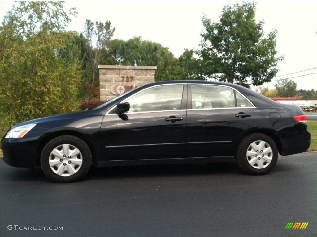 2003 Accord LX Sedan - Nighthawk Black Pearl / Ivory photo #1