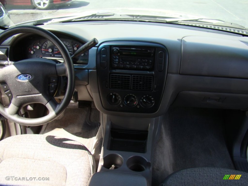 2003 Explorer XLS - Silver Birch Metallic / Graphite Grey photo #16