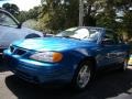 2000 Medium Gulf Blue Metallic Pontiac Grand Am SE Coupe  photo #1