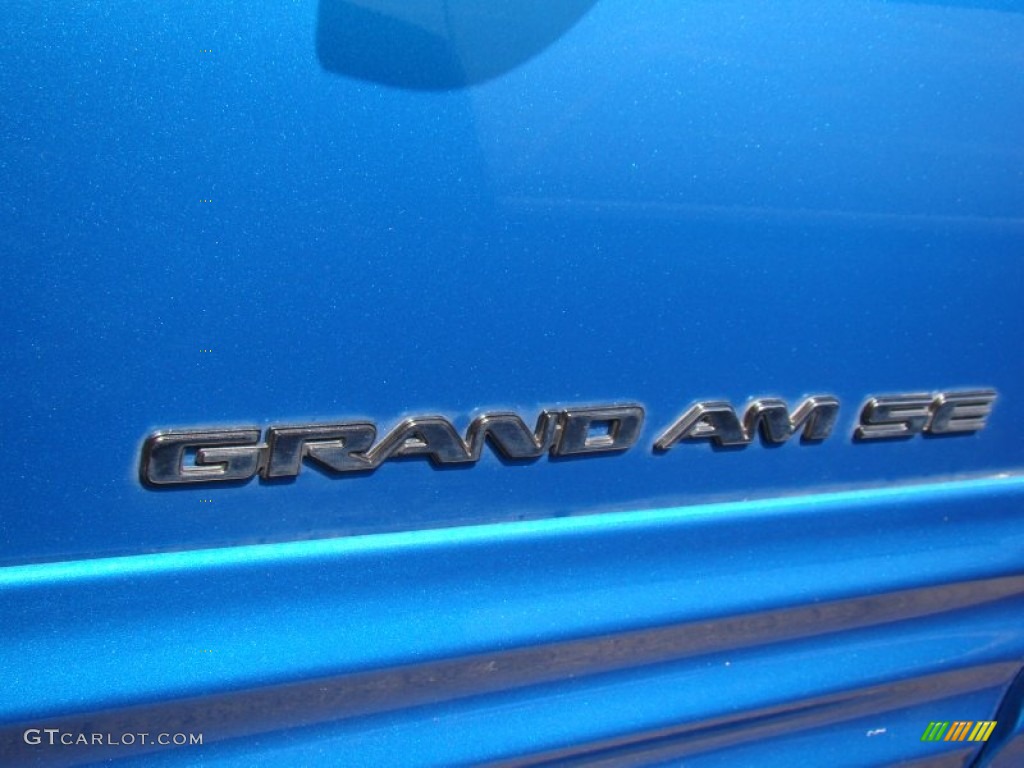 2000 Grand Am SE Coupe - Medium Gulf Blue Metallic / Dark Pewter photo #4