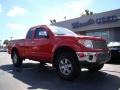 2005 Aztec Red Nissan Frontier SE King Cab 4x4  photo #2