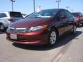 Crimson Pearl - Civic LX Sedan Photo No. 1