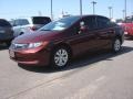 Crimson Pearl - Civic LX Sedan Photo No. 2