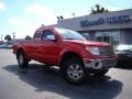 2005 Aztec Red Nissan Frontier SE King Cab 4x4  photo #25