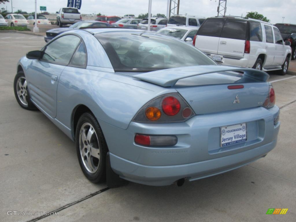 2003 Eclipse GS Coupe - Steel Blue Pearl / Midnight photo #11