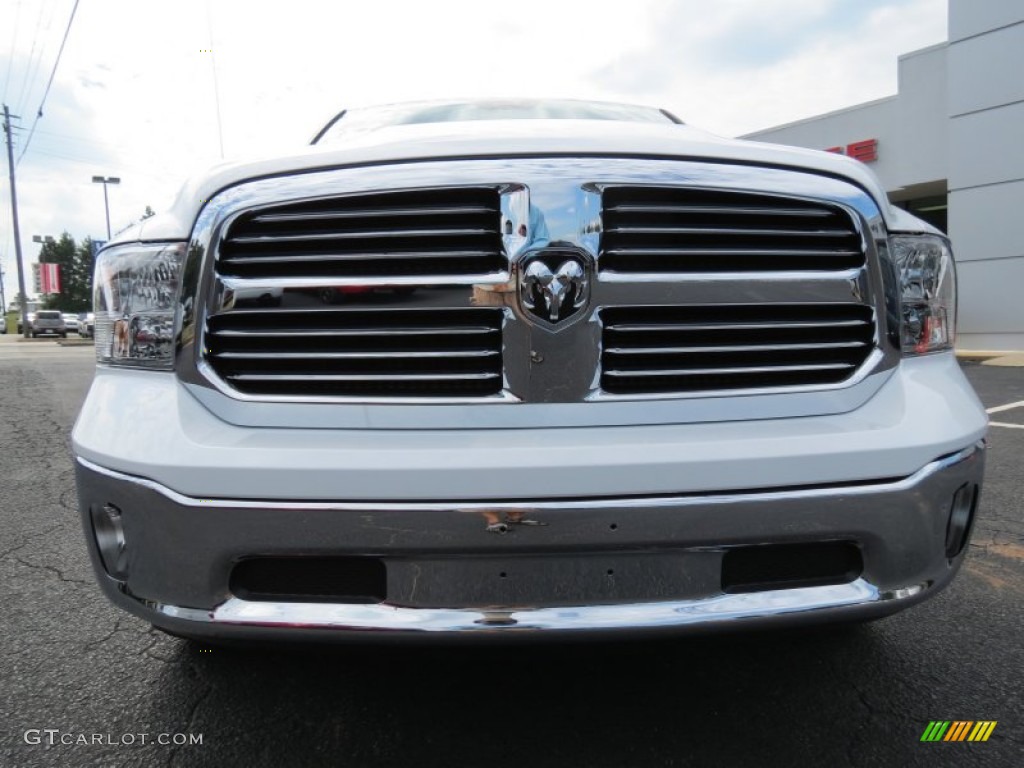 2014 1500 Big Horn Crew Cab - Bright White / Canyon Brown/Light Frost Beige photo #2
