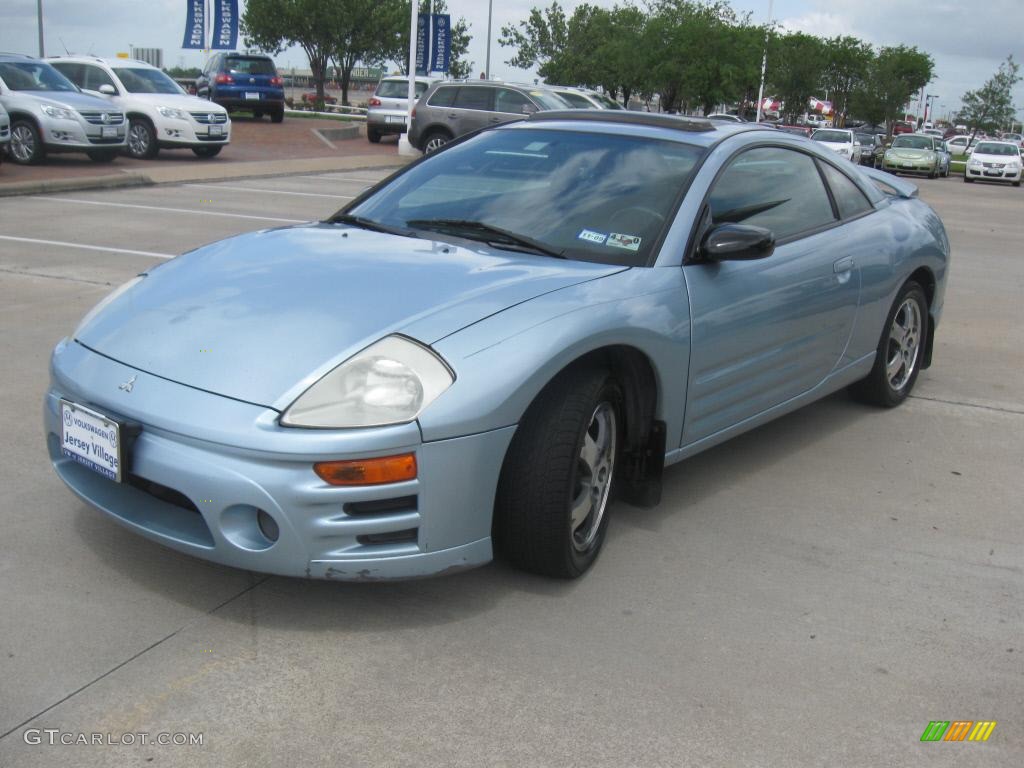 2003 Eclipse GS Coupe - Steel Blue Pearl / Midnight photo #39