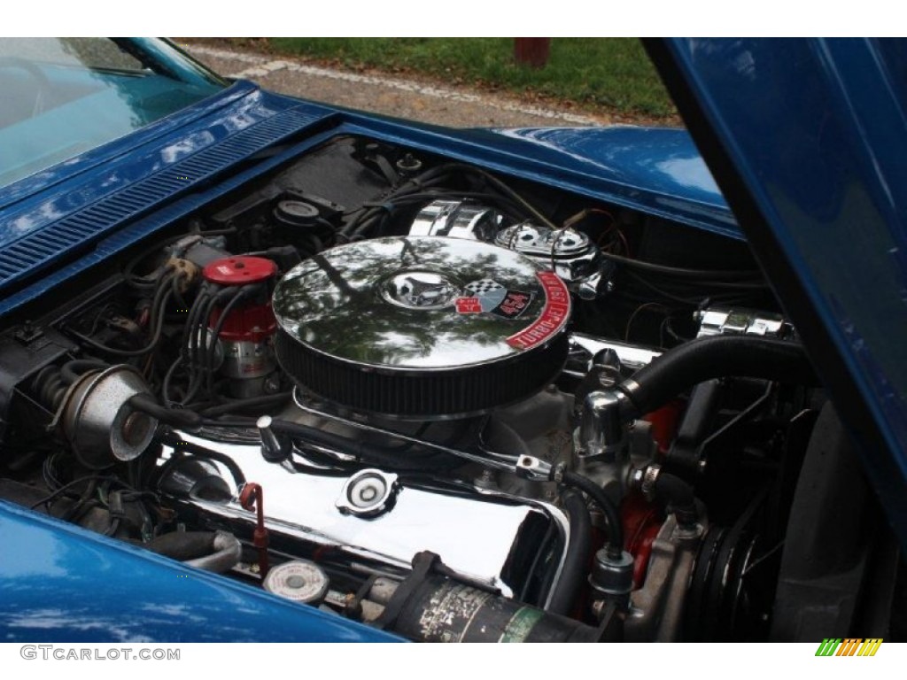 1970 Corvette Stingray Sport Coupe - Mulsanne Blue / Blue photo #11