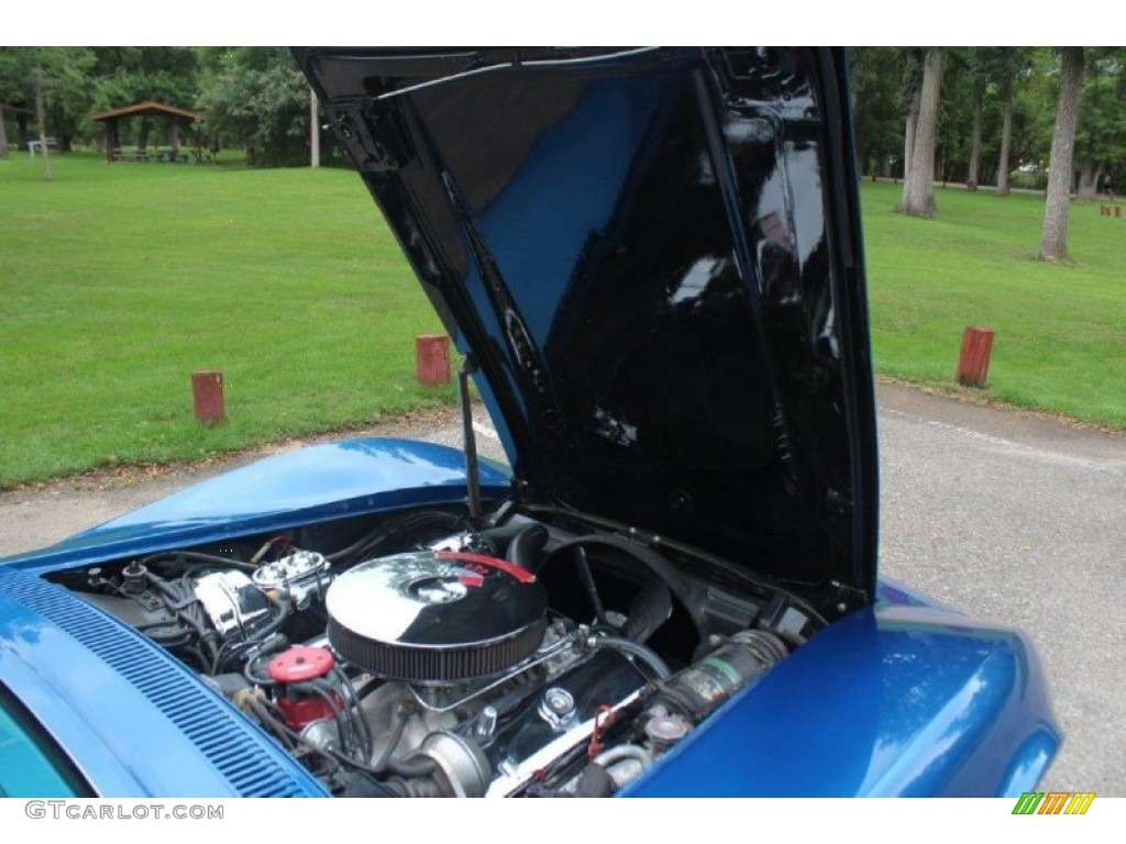 1970 Corvette Stingray Sport Coupe - Mulsanne Blue / Blue photo #12