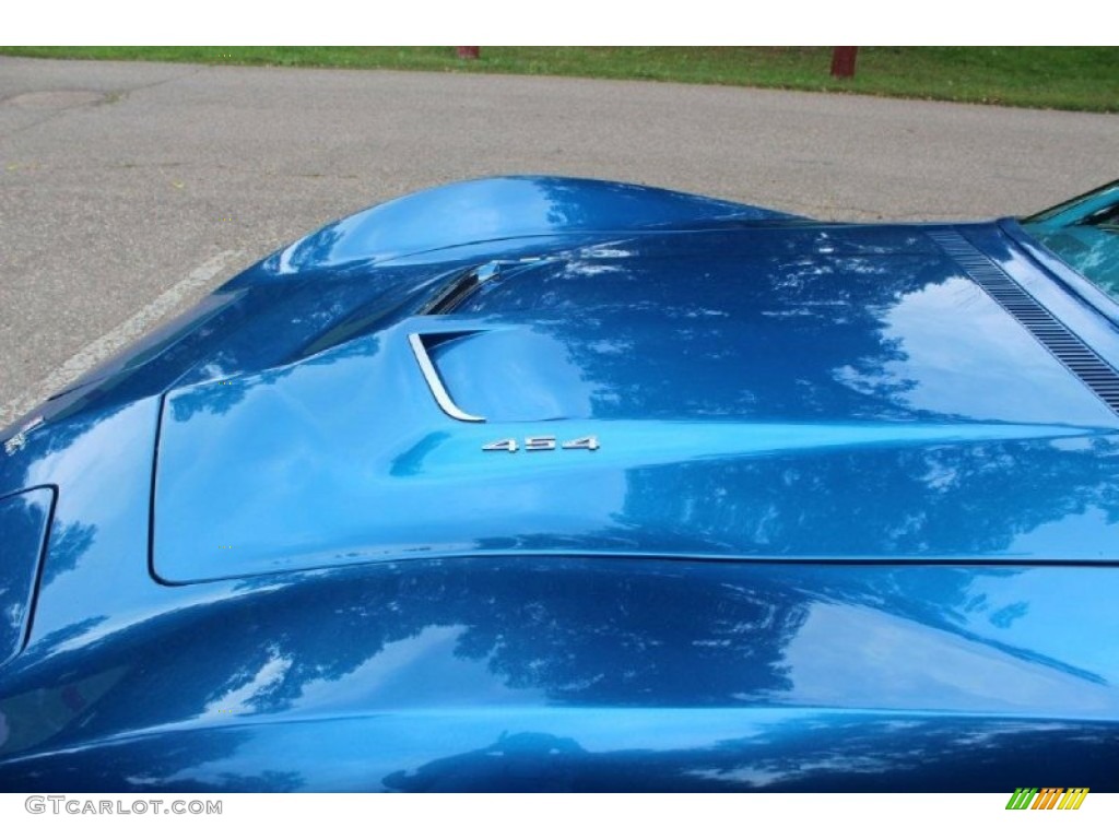 1970 Corvette Stingray Sport Coupe - Mulsanne Blue / Blue photo #15