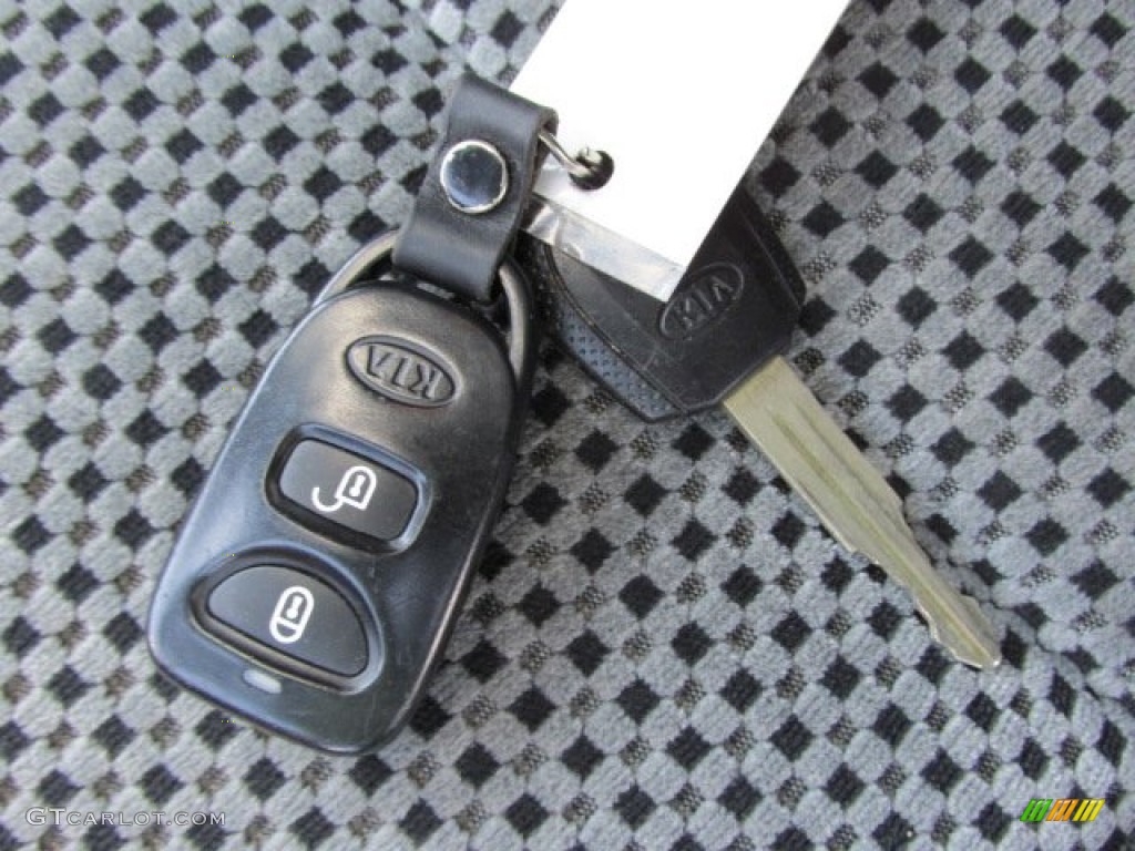2008 Sportage LX V6 - Smart Blue Metallic / Black photo #18