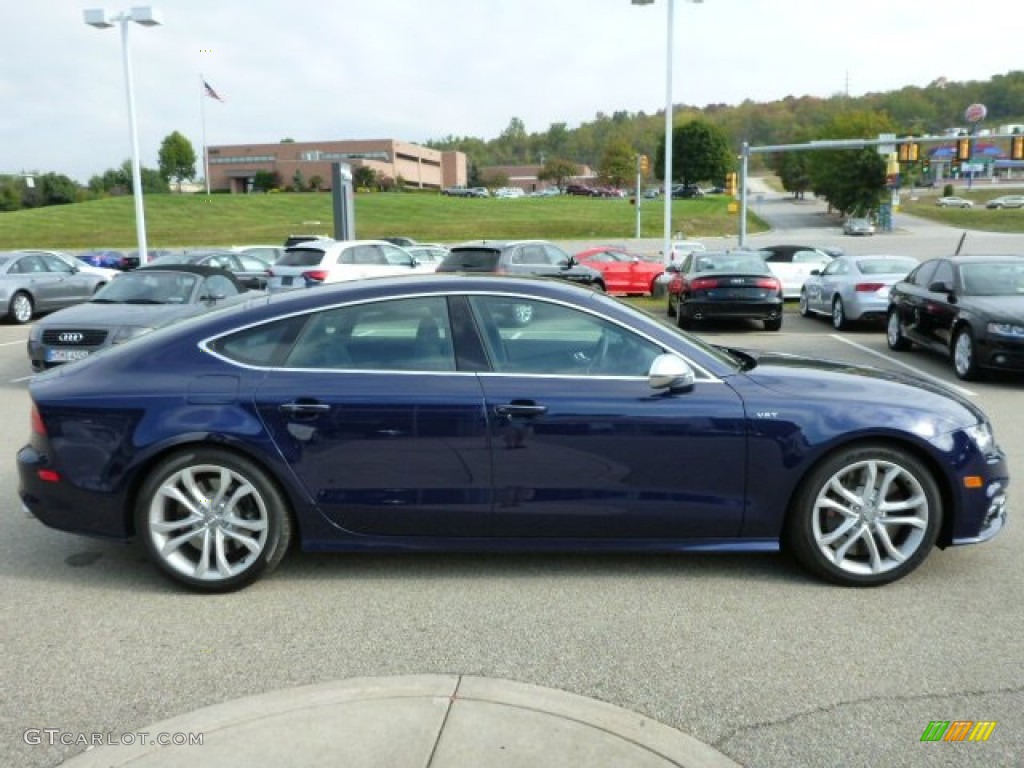 Moonlight Blue Metallic 2013 Audi S7 4.0 TFSI quattro Exterior Photo #86403272