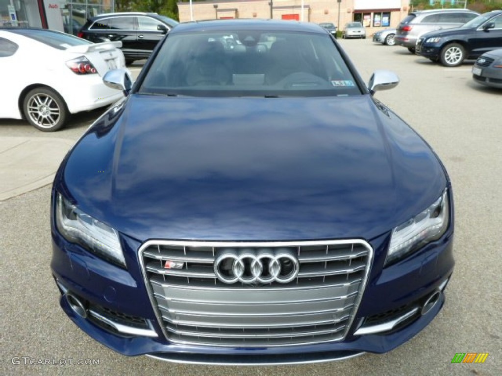 Moonlight Blue Metallic 2013 Audi S7 4.0 TFSI quattro Exterior Photo #86403305