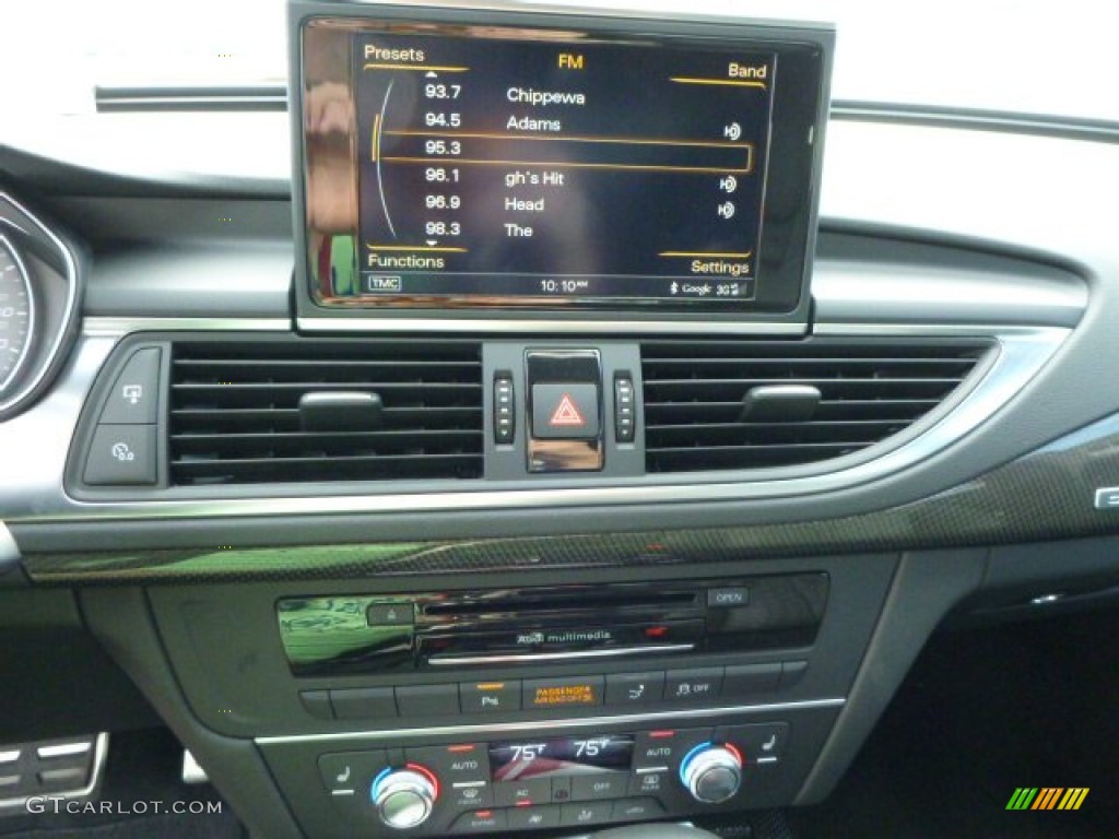 2013 S7 4.0 TFSI quattro - Moonlight Blue Metallic / Black Valcona leather with diamond stitching photo #18