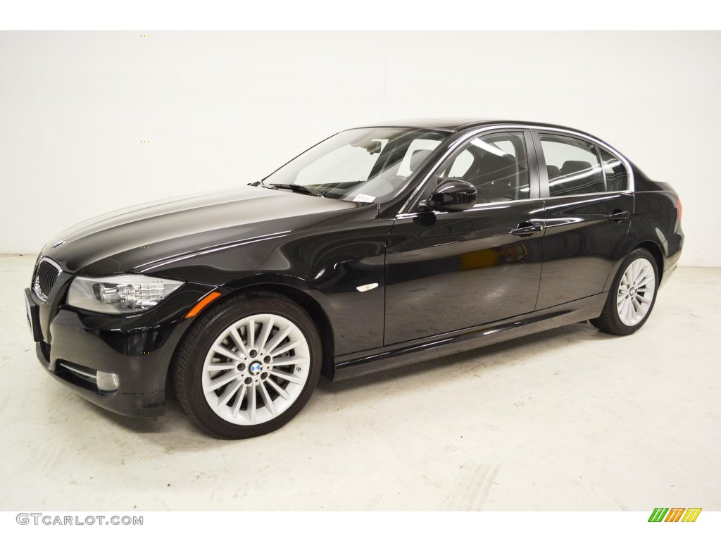 2011 3 Series 335d Sedan - Jet Black / Black photo #9