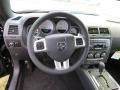 Dark Slate Gray 2014 Dodge Challenger R/T Blacktop Steering Wheel