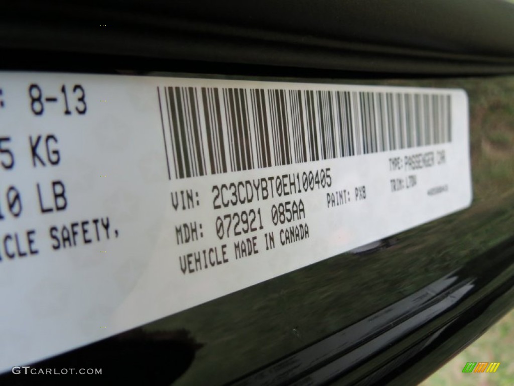2014 Challenger Color Code PX8 for Black Photo #86404038