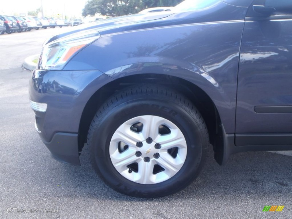 2014 Traverse LS - Atlantis Blue Metallic / Dark Titanium/Light Titanium photo #9