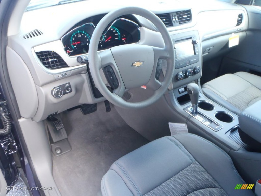 2014 Traverse LS - Atlantis Blue Metallic / Dark Titanium/Light Titanium photo #11