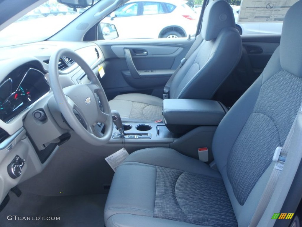 2014 Traverse LS - Atlantis Blue Metallic / Dark Titanium/Light Titanium photo #12