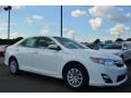 2013 Super White Toyota Camry LE  photo #3