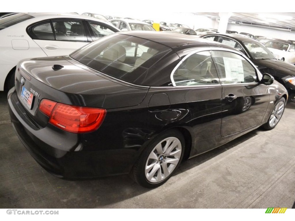 2013 3 Series 328i Convertible - Jet Black / Oyster photo #4