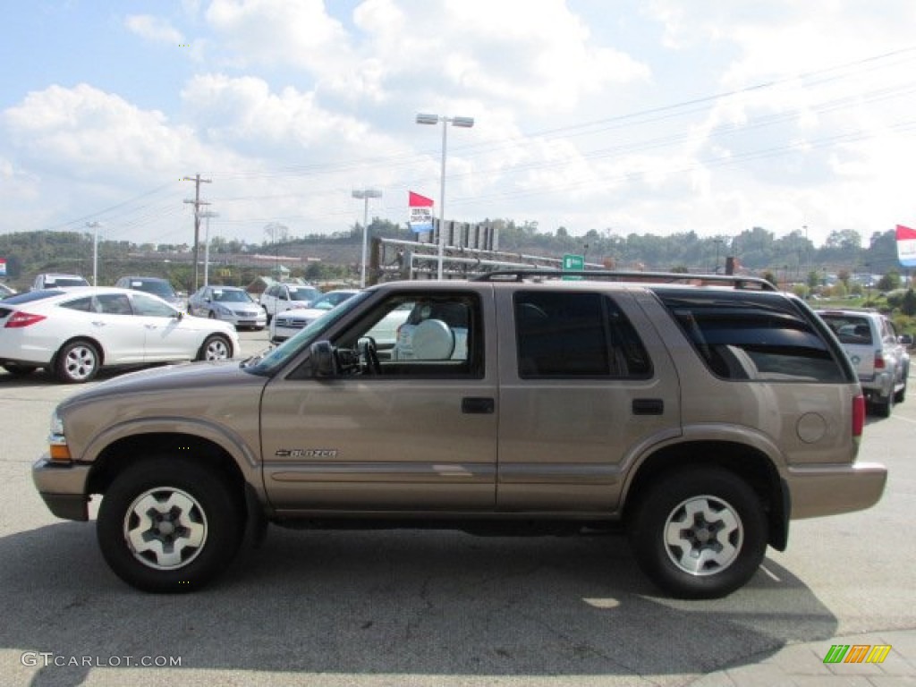 2004 Blazer LS 4x4 - Sandalwood Metallic / Medium Gray photo #6