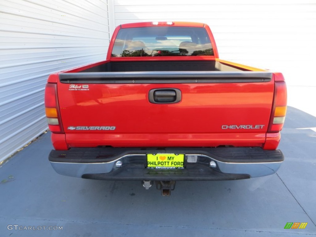 1999 Silverado 1500 LS Extended Cab - Victory Red / Graphite photo #5
