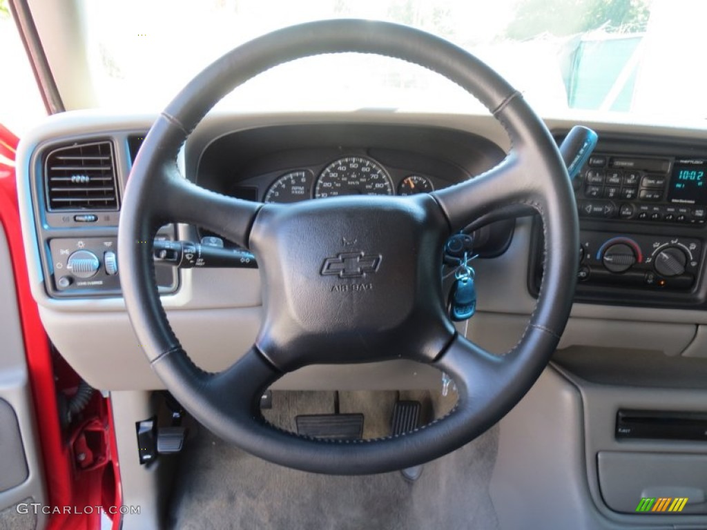 1999 Chevrolet Silverado 1500 LS Extended Cab Graphite Steering Wheel Photo #86410505