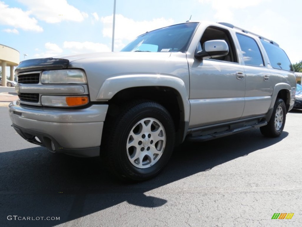 2005 Suburban 1500 Z71 4x4 - Dark Gray Metallic / Tan/Neutral photo #1