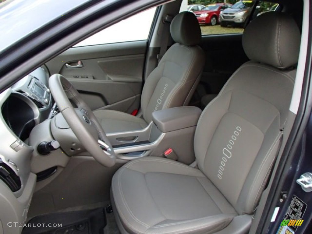 2012 Kia Sportage EX AWD Front Seat Photo #86412368