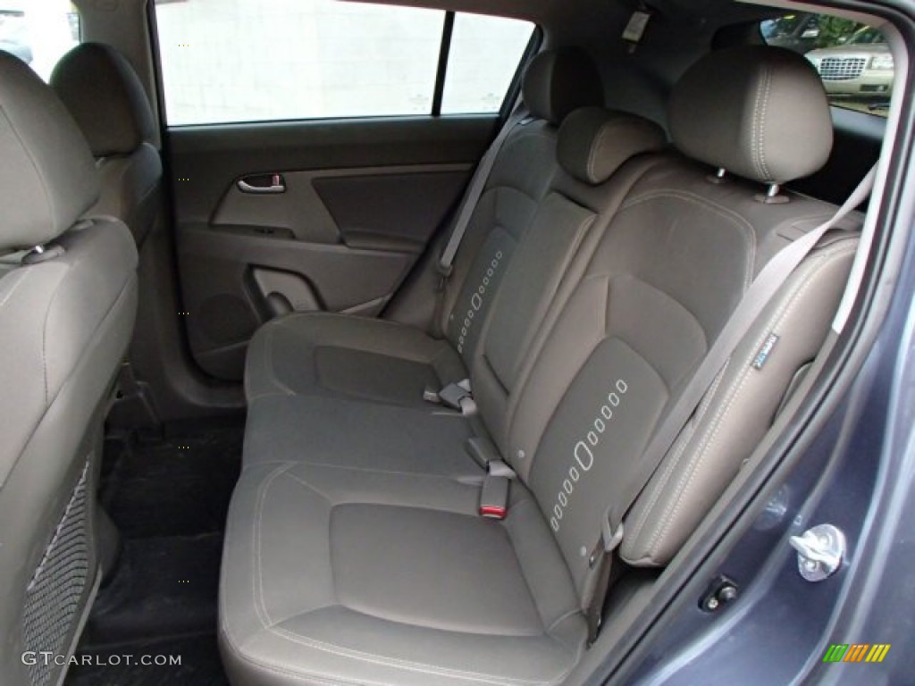 2012 Kia Sportage EX AWD Rear Seat Photo #86412415