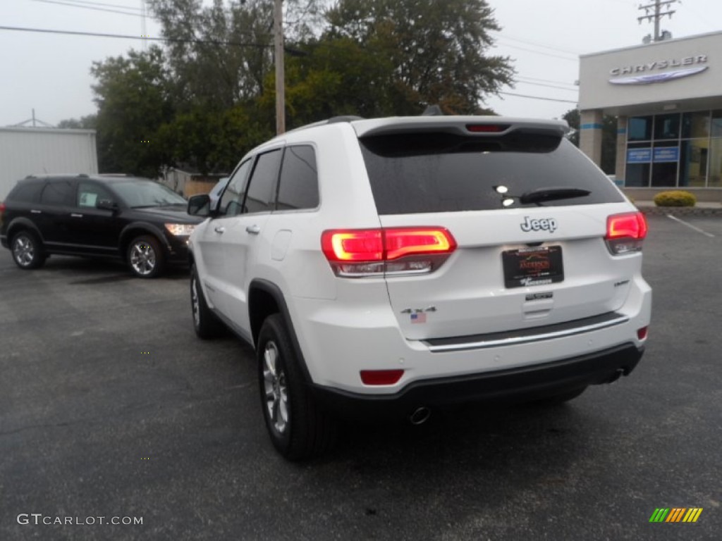 2014 Grand Cherokee Limited 4x4 - Bright White / New Zealand Black/Light Frost photo #5