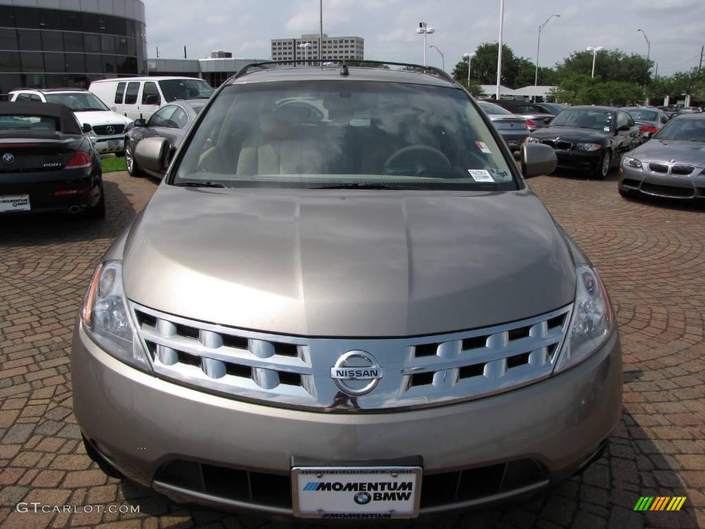 2004 Murano SL - Polished Pewter Metallic / Cafe Latte photo #16