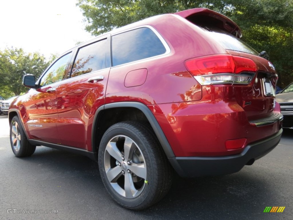 2014 Grand Cherokee Limited - Deep Cherry Red Crystal Pearl / New Zealand Black/Light Frost photo #2