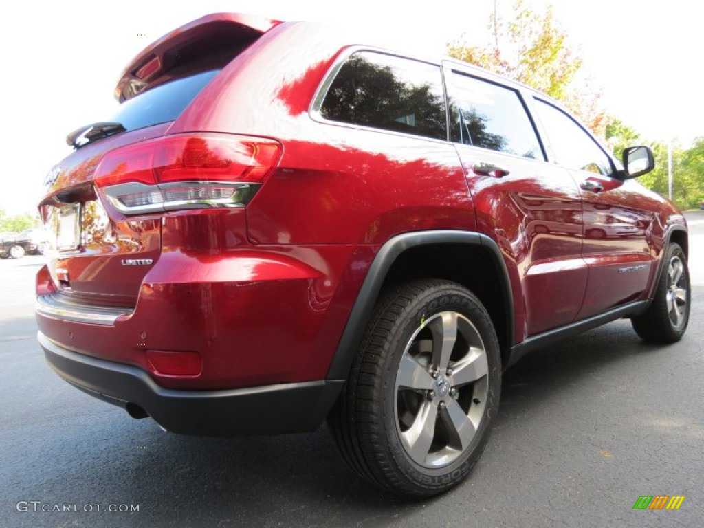 2014 Grand Cherokee Limited - Deep Cherry Red Crystal Pearl / New Zealand Black/Light Frost photo #3