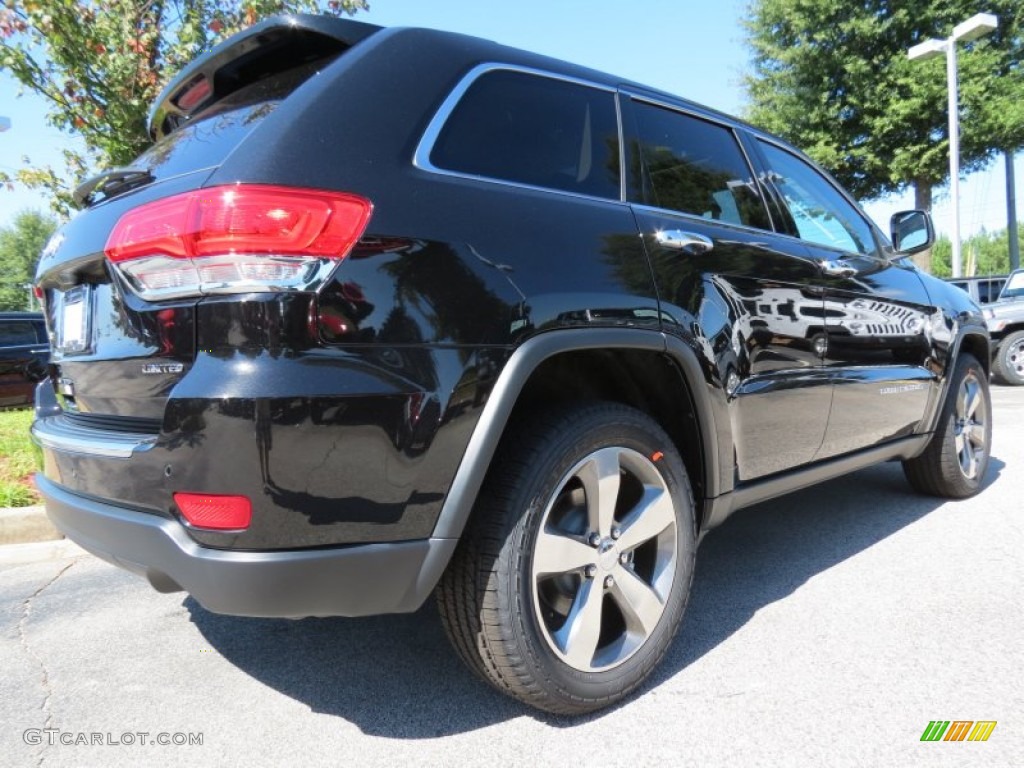 2014 Grand Cherokee Limited - Brilliant Black Crystal Pearl / New Zealand Black/Light Frost photo #3