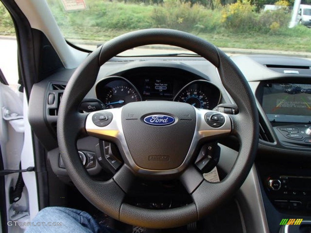 2014 Escape SE 1.6L EcoBoost 4WD - Oxford White / Charcoal Black photo #18