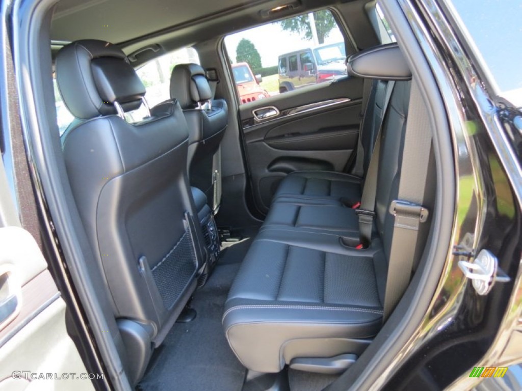 Overland Morocco Black Interior 2014 Jeep Grand Cherokee Overland Photo #86415452