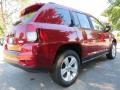 2014 Deep Cherry Red Crystal Pearl Jeep Compass Latitude  photo #3