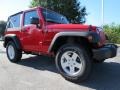 2014 Flame Red Jeep Wrangler Sport 4x4  photo #4