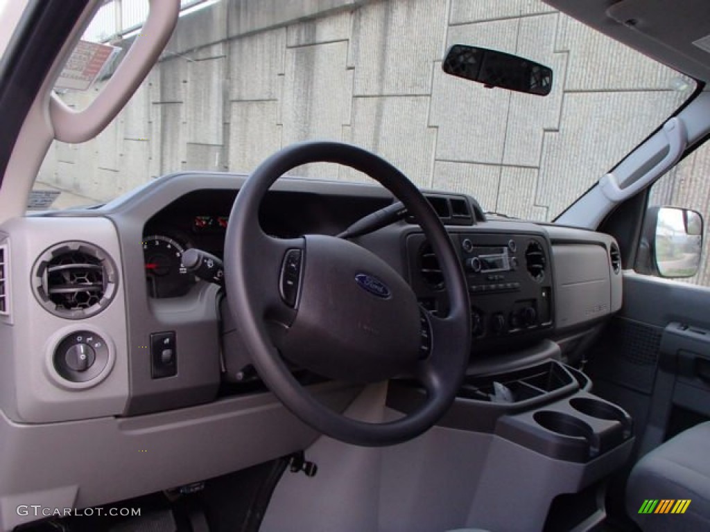 2014 Ford E-Series Van E150 Cargo Van Medium Flint Dashboard Photo #86417111