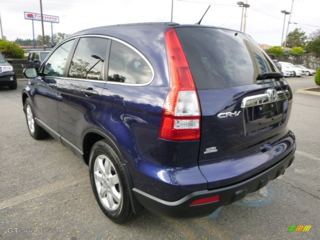 2009 CR-V EX 4WD - Royal Blue Pearl / Gray photo #3