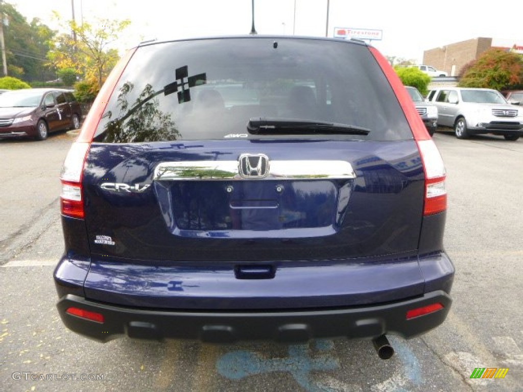 2009 CR-V EX 4WD - Royal Blue Pearl / Gray photo #4