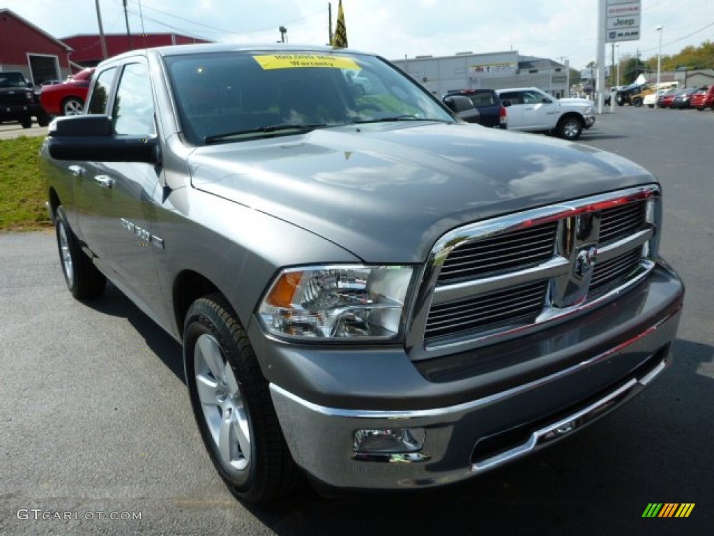 2011 Ram 1500 Big Horn Quad Cab 4x4 - Mineral Gray Metallic / Dark Slate Gray/Medium Graystone photo #8