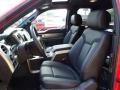 2013 Ford F150 Black Interior Front Seat Photo