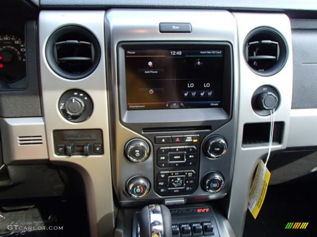2013 Ford F150 SVT Raptor SuperCab 4x4 Controls Photo #86418050